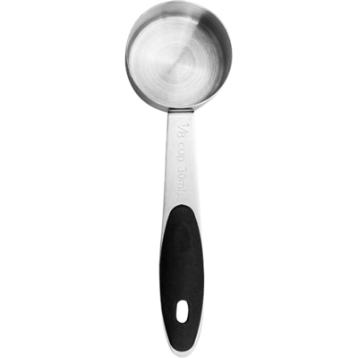Happyshopping - Misurino per caffe Misurino per caffe Misurino in acciaio inossidabile Cucchiaio dosatore per chicchi di caffe,Tipo, Argento - Tipo,