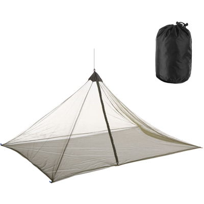 Rete da campeggio Rete con cerniera per esterno Rete per tenda da esterno per persona singola con borsa per il trasporto Zaino in spalla