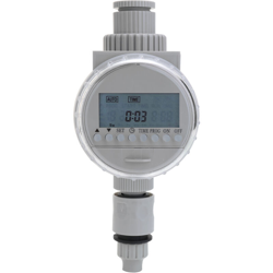 Happyshopping - Schermo LCD a energia solare bianca Controllo dell'irrigazione del giardino Controllo automatico dell'irrigazione a risparmio idrico precio