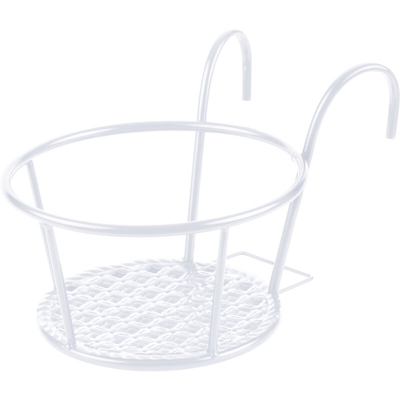 vasi di ferro cremagliera, rack di fiori | 1-pack, bianco - 1-pack, bianco