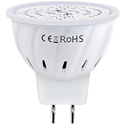 Happyshopping - AC220V LED a spettro completo coltivano la lampadina MR16 Presa con 48 LED Lampada per la coltivazione di piante per la coltura