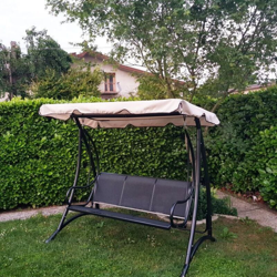 Dondolo Da Giardino Nero-Beige Per Esterno Portico, Ristorante, Gelateria Bar Hotel Albergo precio