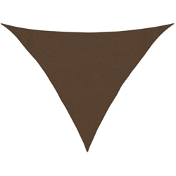 vidaXL Vela Parasole 160 g/m² Marrone 3x3x4,2 m in HDPE - Marrone en oferta