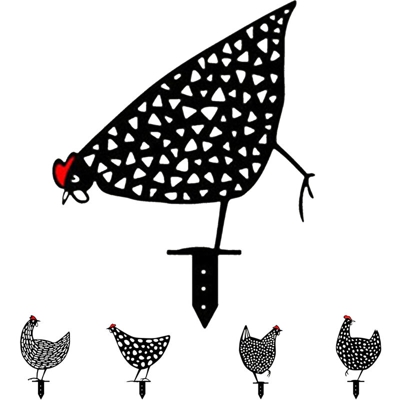 Pollo artigianato ornamenti da giardino, prato decorazione | modelli E - modelli E