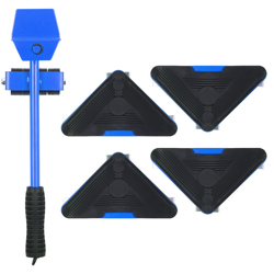 Cinque serie di ferro mobile triangolare, blu precio