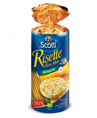 Scotti Risette Di Riso E Mais Biologiche Senza Glutine 150g