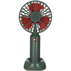 Ventilatori portatili elettrici multifunzionali con funzione musicale di base 3 mini ventilatore portatile ricaricabile USB a velocita regolabile per en oferta