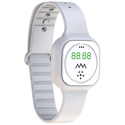 Orologio repellente per zanzare a onde ultrasoniche F9 Braccialetto antizanzare elettronico portatile impermeabile per esterni con funzione