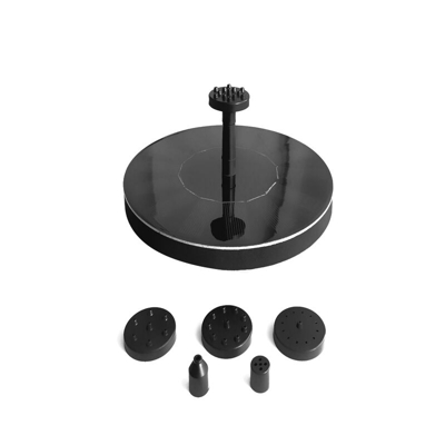 Happyshopping - Pompa ad acqua solare Vaschetta per uccelli Rotonda Laghetto Decorazione da giardino Altezza acqua 65 cm DC30S-0708R