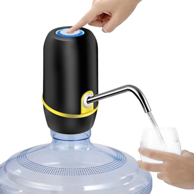 Happyshopping - Pompa per acqua in bottiglia, elettrica, automatica pompa a pressione dell'acqua | 018 nero