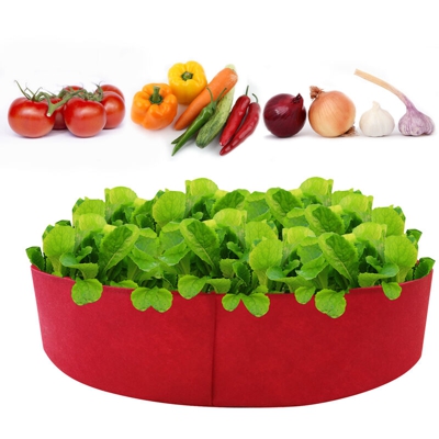 Rosso, diametro 50cm * 20 centimetri di altezza, 115, borse di piantagione circolari | 10 Jialun - 10 Jialun