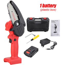 Mini motosega portatile a batteria HILDA 21V con 1 batteria en oferta