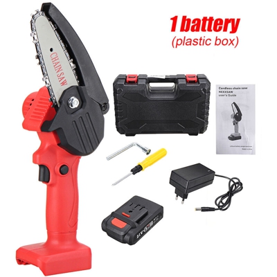 Mini motosega portatile a batteria HILDA 21V con 1 batteria