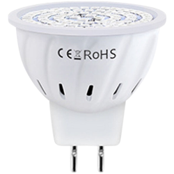 Happyshopping - AC220V LED a spettro completo coltivano la lampadina MR16 Presa con 80 LED Lampada per la coltivazione di piante per la coltura características