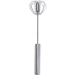 1 PZ In Acciaio Inox Frusta A Mano Rotante Frullino Per Le Uova Pasta Crema Mixer Strumenti Rotante Frullino Uovo Foamer Ruotare Mano Mixer precio