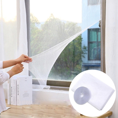 Happyshopping - 1.3*1.5m/1.5*2m Portatile Invisibilita Privo Di Punzonatura Installazione Insetti Finestra Schermo Prevenzione,Tipo,2,bianco