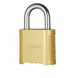 Combination Password Lock Heavy Duty Outdoor Lock Magazzino Factory Gate Password Lucchetto Finitura in ottone 875D - Master Lock precio