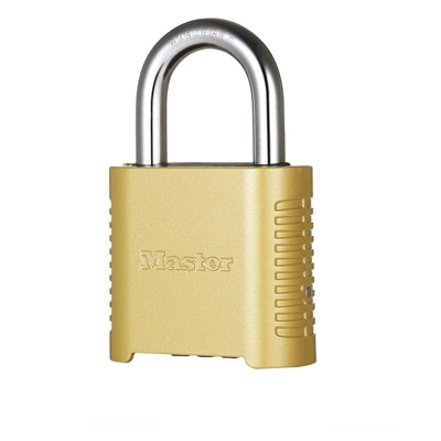 Combination Password Lock Heavy Duty Outdoor Lock Magazzino Factory Gate Password Lucchetto Finitura in ottone 875D - Master Lock