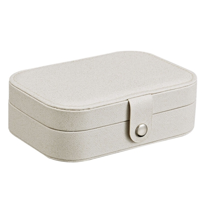 Scatola portagioie Scatola portaoggetti multifunzionale per ornamenti per anelli, orecchini, collana,Tipo, bianco - Tipo, bianco