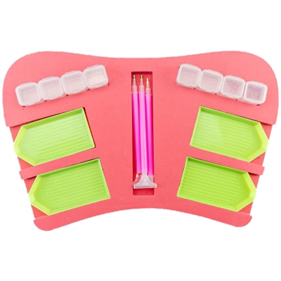 Multi-funzione Diamond Painting Vassoio Holder Drill Pen Diamond Box Organizer Artigianato fai da te,Tipo,B - Tipo,B