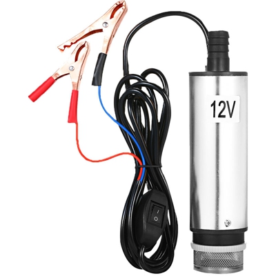 DC 12V/24V Pompa Sommersa per Pompaggio Gasolio Acqua 51mm Acqua Olio Pompa di Trasferimento Combustibile Diesel Rifornimento con Schermo