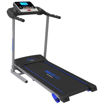 Run Fit Pro Tapis Roulant Potenza 1500 W Con Bluetooth, Schermo Led, Altoparlanti, 3 Livelli Di Inclinazione | rf200