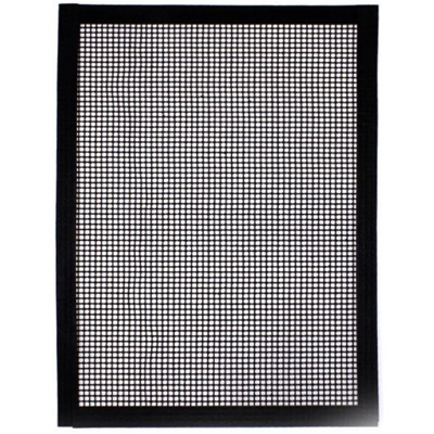 Tappetino per rete da barbecue 40 * 33 cm | bordo nero 1 pezzo - bordo nero 1 pezzo