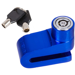 LEDLUX PT619582 Lucchetto Bloccadisco Antifurto per Moto Scooter Bici Senza Allarme Con 2 Chiavi en oferta