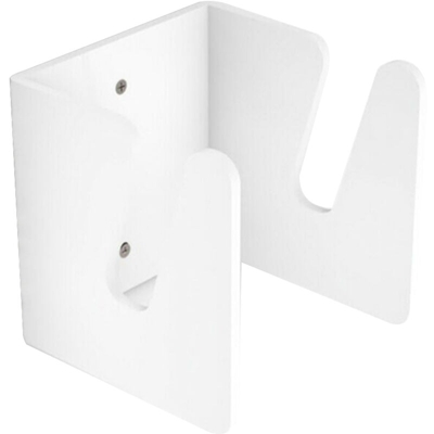 U a parete staffa scooter due denti a gancio, bianco