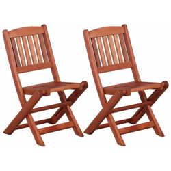 Sedie da Pranzo per Bambini 2 pz in Legno Massello di Eucalipto en oferta