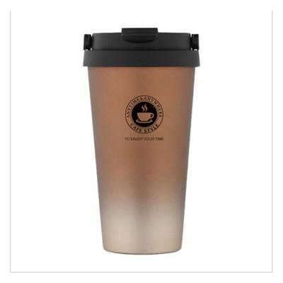 Nuova tazza da caffe a doppio strato in acciaio inossidabile 304 con fodera elasticizzata Tazza termica per tazza da acqua 500 ml,Tipo,Oro