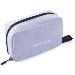 Happyshopping - Confezione da trucco portatile impermeabile unisex in poliestere da viaggio pieghevole per trucco da viaggio, lavaggio e rasatura, en oferta