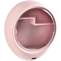 Organizzatore cosmetico senza foratura con copertura impermeabile Vetrine cosmetiche a parete di grande capacita Scatola portaoggetti adesiva per en oferta