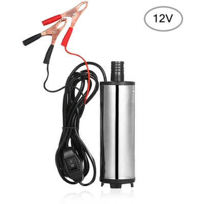 Pompa sommergibile DC 12V/24V per il pompaggio di gasolio Acqua 51mm Olio d'acqua Pompa di trasferimento carburante diesel Rifornimento di