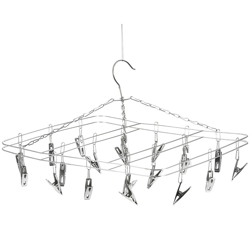 Happyshopping - Piatto morsetto rettangolare stendibiancheria 20, diametro 2.1MM, qualita dell'acciaio inossidabile en oferta