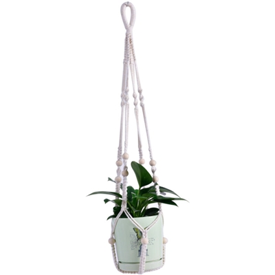 Macrame Plant Hanger Portavasi da fiori decorativo Indoor Outdoor Hanging Planter Basket Cotton Rope Home Decor,Tipo 4 - Tipo 4