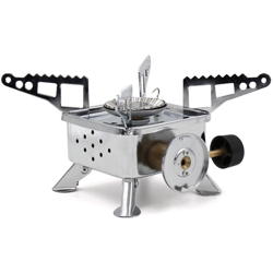 Happyshopping - Fornello a gas da esterno Fornello da campeggio pieghevole Fornello da cucina portatile Escursionismo Picnic con zaino in spalla precio