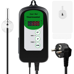 Regolatore del regolatore di temperatura digitale, impianto di riscaldamento Strumento di controllo della temperatura del reptil, regolatore di características