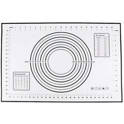 Happyshopping - Tappetino da forno in silicone Tappetino per pasta con misure Tappetino per pasticceria antiscivolo antiaderente per la festa nuziale precio
