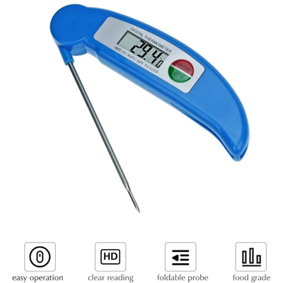 Happyshopping - Termometro Lettura istantanea Termometro da cucina digitale Interruttore ¡æ/¨H Caramelle Sonda super lunga Cucina Barbecue Grill