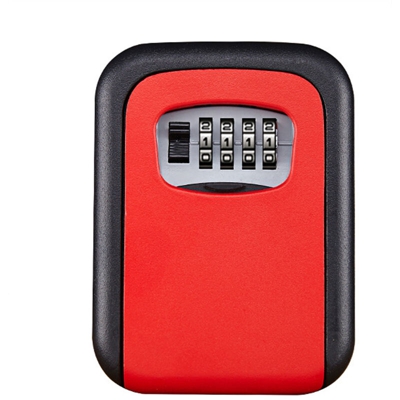Happyshopping - Portachiavi Cassetta di sicurezza a parete Combinazione di 4 cifre Password Chiave esterna Cassetta di sicurezza Codice resettabile