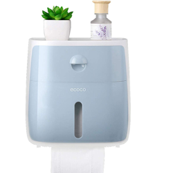 Parete attrezzata tessuto disegno della scatola con cassetti, bianco blu + características
