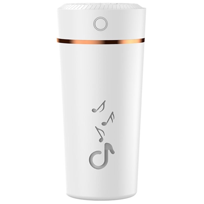 Lampada da notte multicolore per umidificatore USB da 200 ml con aromaterapia portatile silenziosa per auto da ufficio a casa,Tipo, bianco - Tipo,