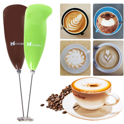 Mini del caffe elettrica montalatte frusta, marrone en oferta