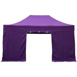 Ingresso laterale con chiusura 4,5 m poliestere 300g / m2 viola en oferta