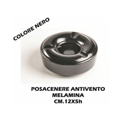 POSACENERE MELAMINA ANTIVENTO DIAM. CM.12X5h en oferta