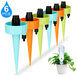 Happyshopping - Le valvole di controllo con irrigatori automatici giardinaggio, sei contenitori, tre colori misti en oferta