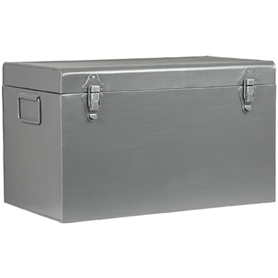 LABEL51 Contenitore Vintage 30x15x20 cm S Grigio Anticato