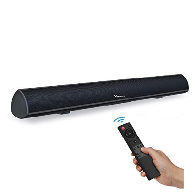Winnes Sundbar con Subwoofer Bluetooth 5.0 Barra Audio, Soundbar per TV Surround 3D con Telecomando,Bassi Regolabili,Tecnologia DSP (con RCA, USB, ott