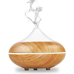 YZCX Diffusore di Oli Essenziali Diffusore di Aromi Ultrasuoni 500ml Umidificatore Vaporizzatore Ambiente Luci Notturne 7 Colori Regalo per Natale Com precio